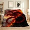 Dragons Flannel Blanket Throw Blanket Soft Warm Sofa Bed Camping Home Decor Unique Christmas Gift C9211344