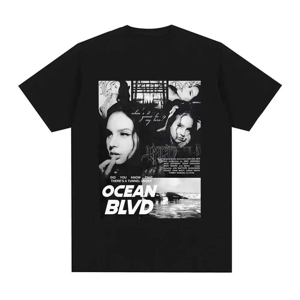 Singer Lana Del Rey Print T Shirt Women Unisex Fashion Hip Hop Tshirts Streetwear Harajuku Short Sleeve T Summer Tee Streetwear