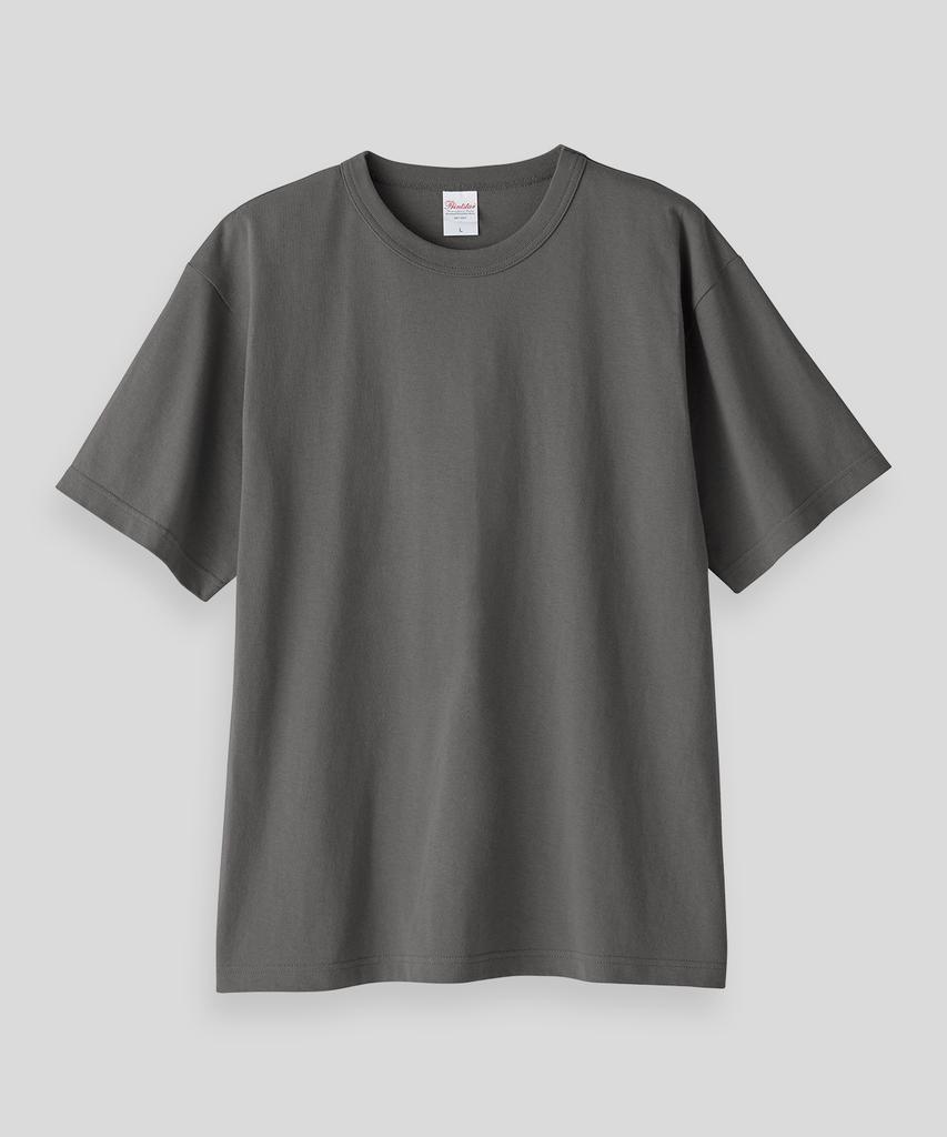 Peulinteuseuta 16-Count Oe High Grade Rib Binding Short Sleeve T-Shirt - Charcoal