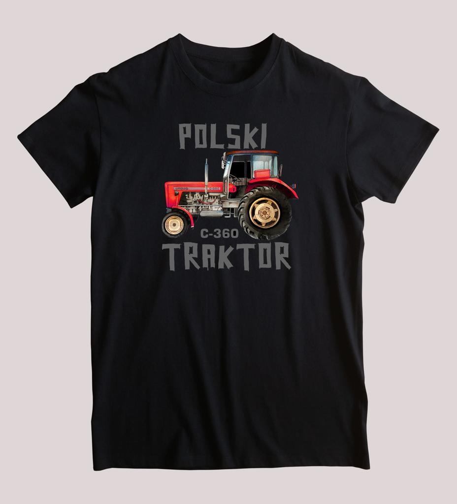T-shirt Ursus C360 Trattore Fabbricato in Polonia Estate Cotone Manica Corta Girocollo Uomo Nuova S3XL