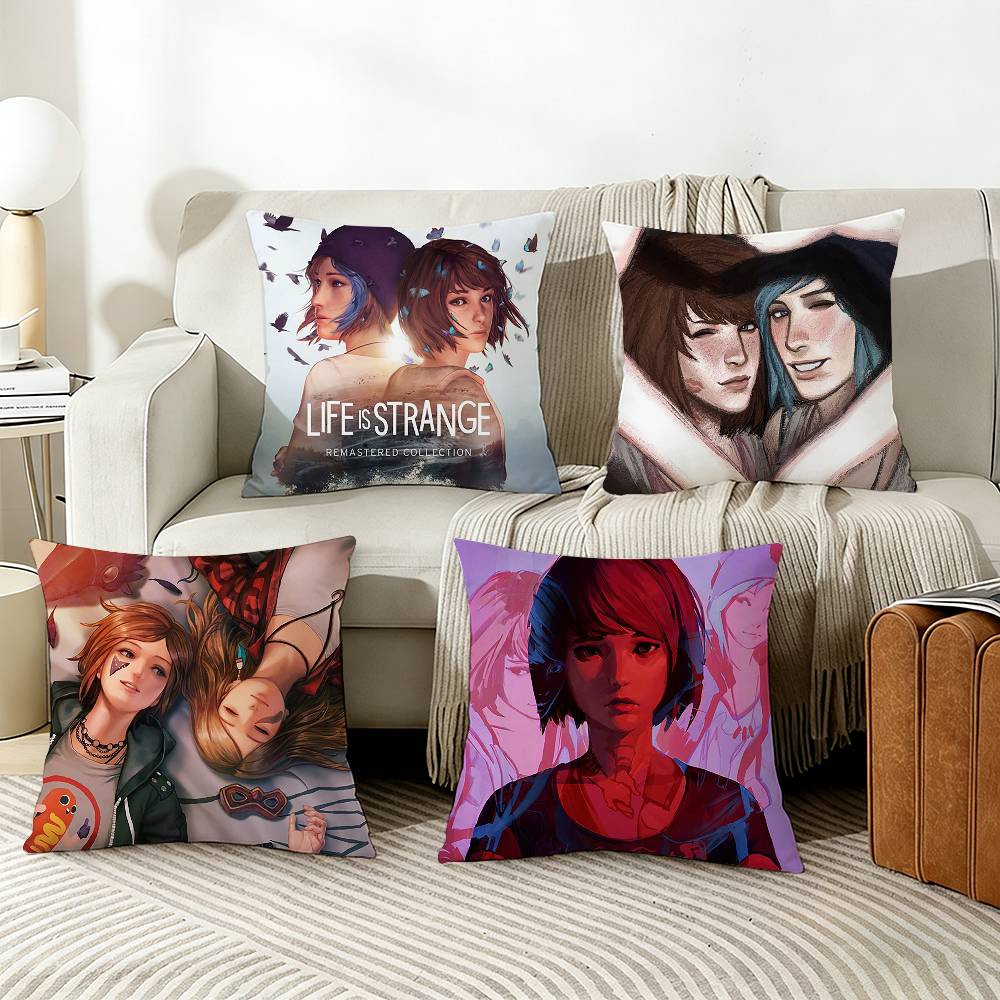 Game L-Life Is S-Strange Pillow Case Living Room Sofa Cushion Cover Suitable For Home Bedroom Room Decoration