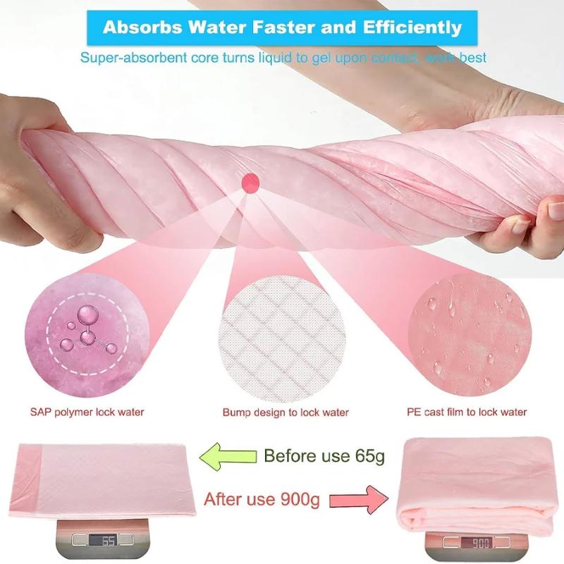 50pc Pet Diaper 60*90cm 60*60cm Dogs Diapers Disposable Puppy Training Pee Pads Quick Dry Surface Mat Clean Cushion Dog Supplie