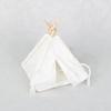 LED Strip Mini Tent Model  2 Scale Dollhouse Camping Scene Decoration Realistic Nighttime Display