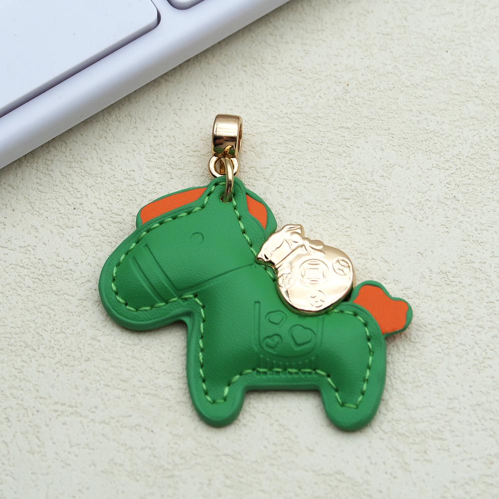 Instant Money Cartoon Pony Pendant Keychain for Couples