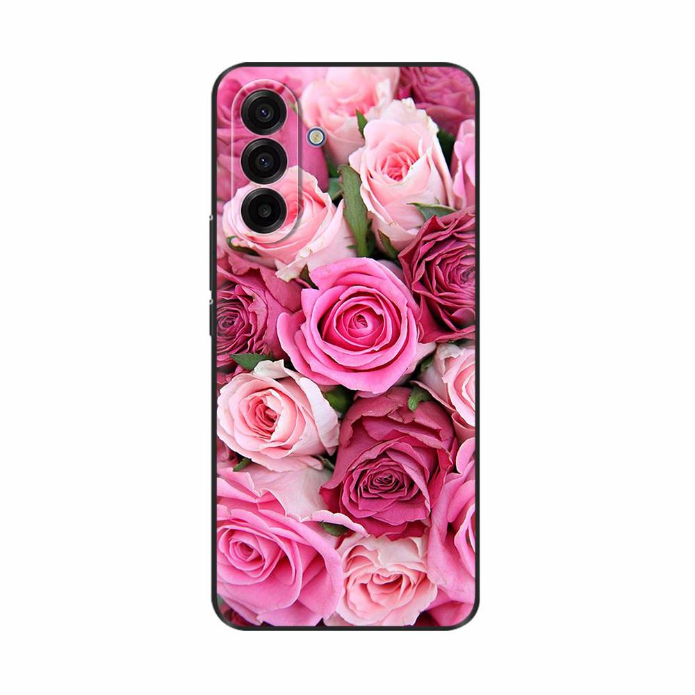For Samsung Galaxy A17 5G Case Colorful Flower Cover Soft Silicone Phone Cases For Samsung A17 Case A 17 SamsungA17 Back Cover