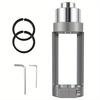 Fixing Bracket for Square Hole Drill Bit Adapter Compatible with Hand Electric Drills Aluminium Alloy Material
