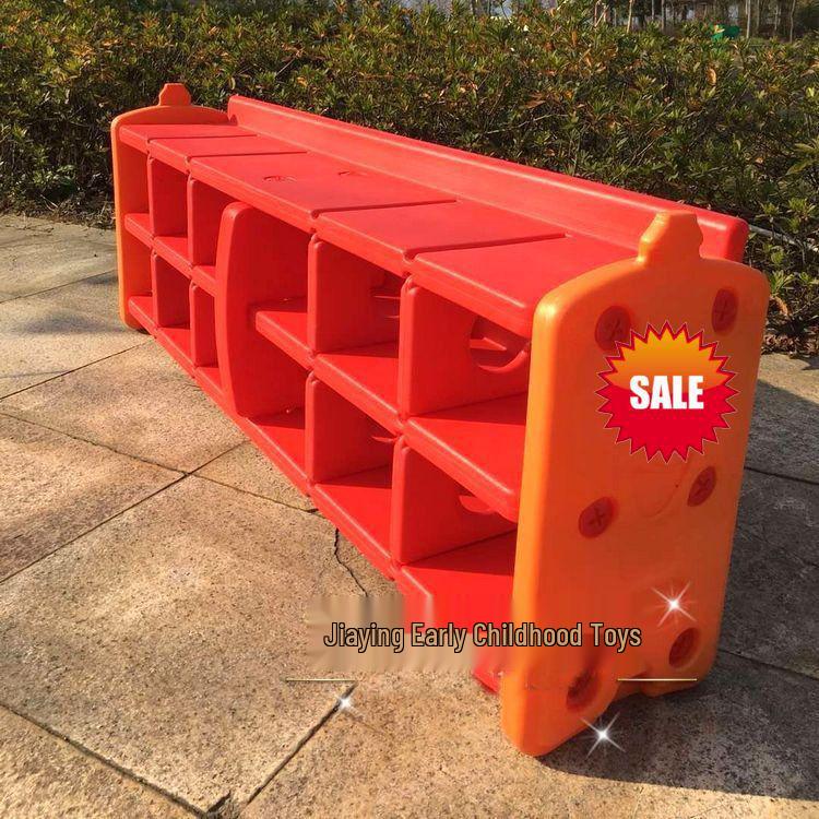 Plastic Children's Shoe Storage: Thomas Rack for Kindergarten, Parent-Child Centers & Toy Organization