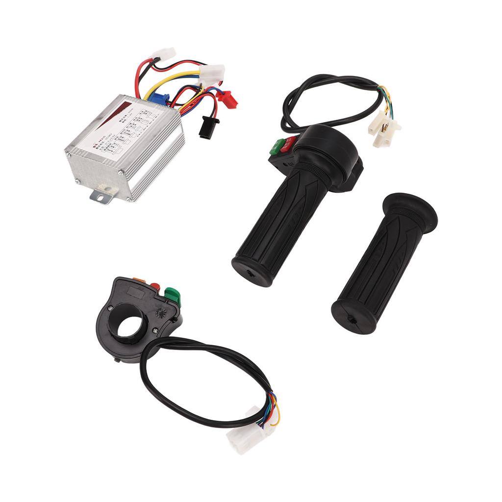 Controller Throttle Handle Set Kit Brushed Motor Speed Control 3 Function Switch 1 Click Repair 36V 500W