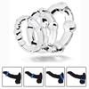 3Pcs Silicone Cock Ring Penis Ring Sex Toys For Men Delay Ejaculation Testicle Scrotum Ball Stretcher Erection Sex Products