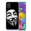 Anonymous V Mask Phone Case For Samsung Galaxy A52 A32 A22 A12 A02S A50S A30S A51 A31 AA71 Note 20 Ultra 10 S10 Plus Galaxy A52