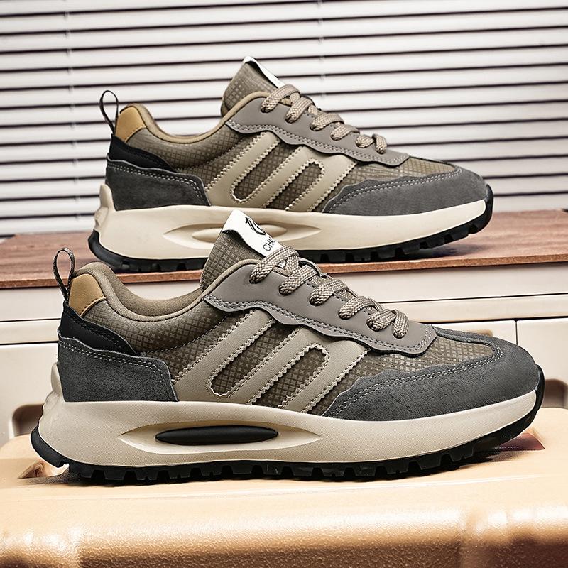 Men's shoes autumn and winter new sports and leisure shoes versatile trendy thick-soled heightening shoes European station Forrest Gump shoes men'