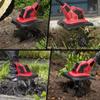 4000W Electric Tiller Cultivator Cordless Portable Grass Trimmer Garden Agricultural Soil Loosening Power Tool