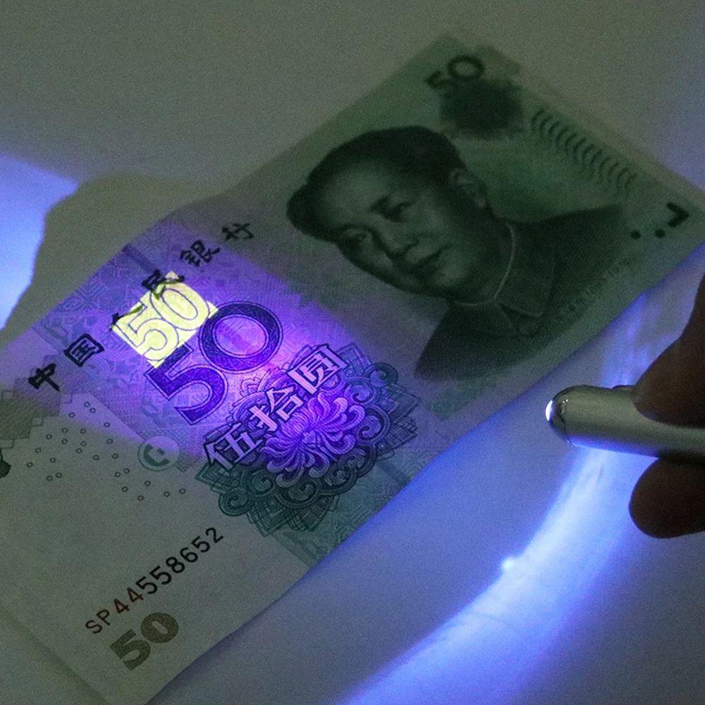 Writing Silver Drawing Magic Ballpoint Pens Magic Secret Pen UV Light Pen Invisible Ink Pen