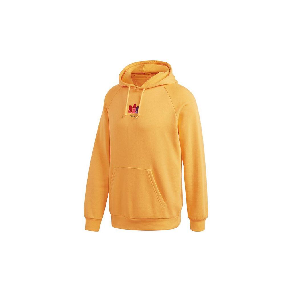 adidas Originals Men's 3D Trefoil Graphic Hoodie Active Gold GE6241