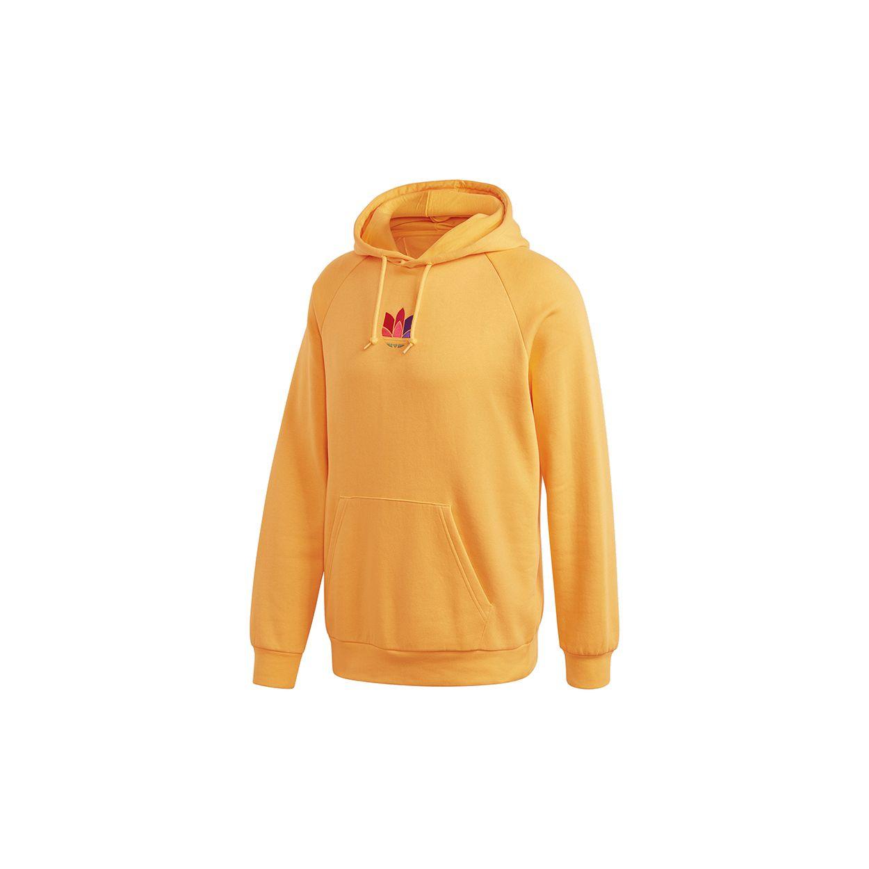 adidas Originals Men s 3D Trefoil Graphic Hoodie Active Gold GE6241 L