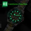 Chenxi Classic Watch Men Unique Dial Green Watches Luxury Gold Skeleton Automatic Mechanical Wristwatches Men Fashion Watches
