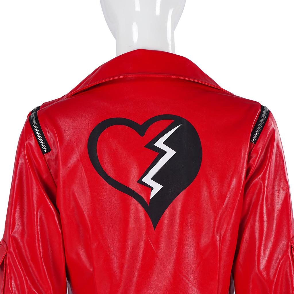 Descendants 4 Rise of Red Cosplay Costume, Red Queen Kids Stage Full Set