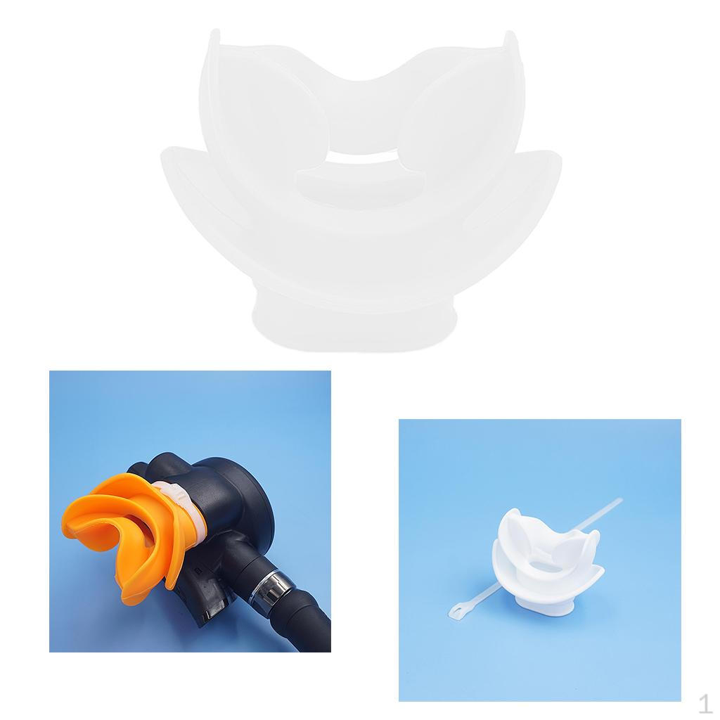 

Унисекс Сменный силиконовый загубник для регулятора и трубок белый