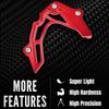 Canitu Red Front Sprocket Cover Guard Motorcycle Aluminum Chain Guard Sprocket Engine Cover Case