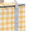 Picnic Bag Cooler Bag with Handle Insulated Oxford Cloth Ample Capacity Portable Grocery Basket for 