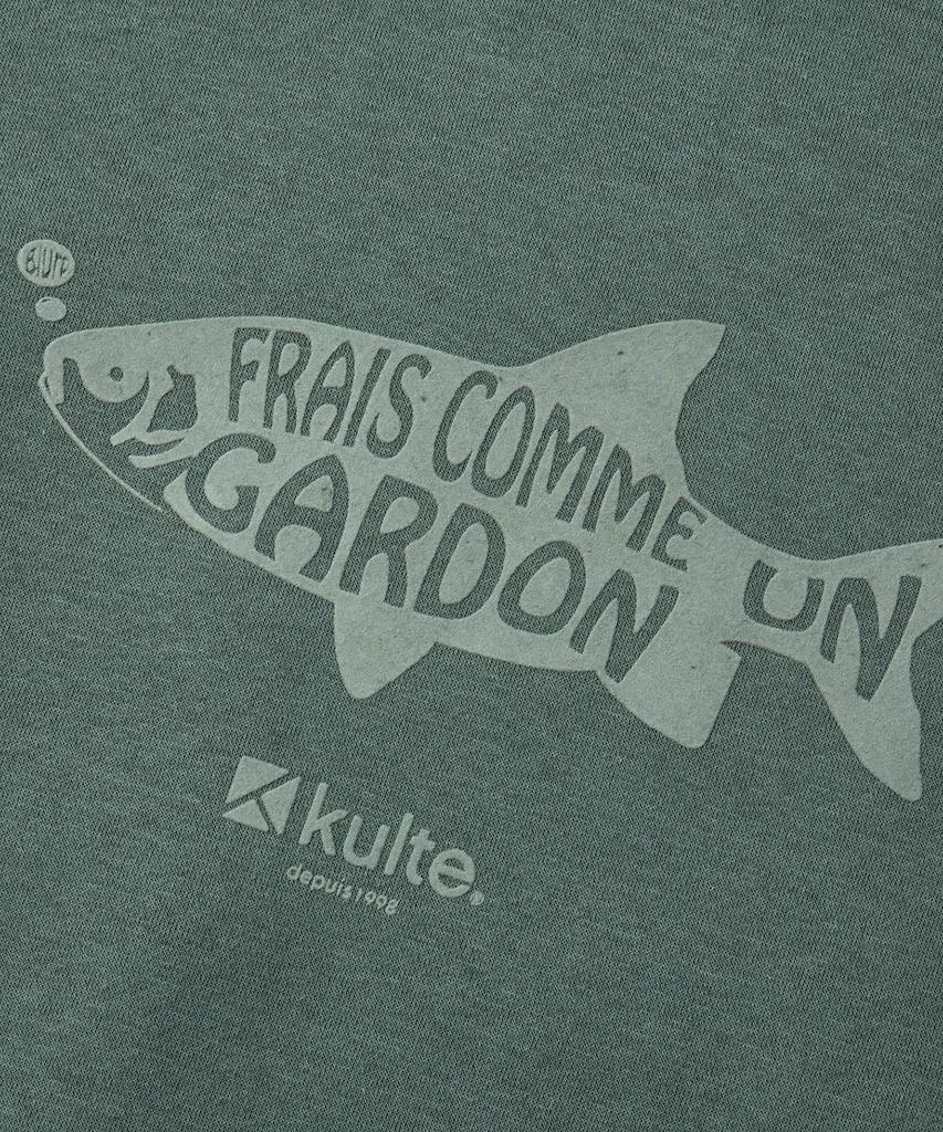 KULTE Fish Crewneck D.Green