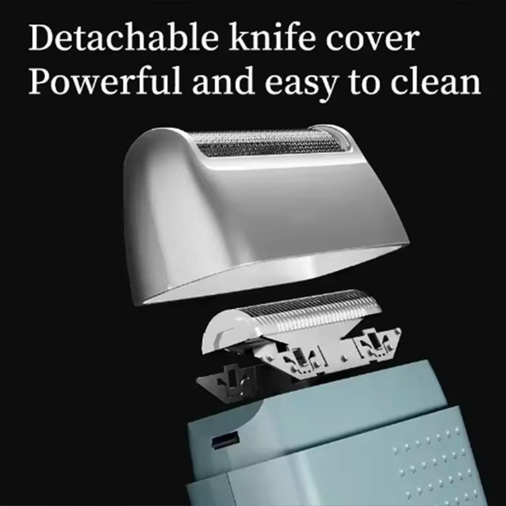 Safety Electric Razor Quiet Operation Shaving Beard Machine Portable Men Beard Trimmer  Travel