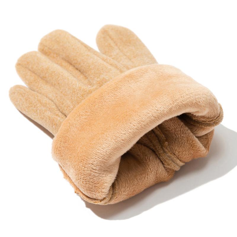 Women Touch Screen Gloves Fashion Mittens Autumn Winter Warm Thin Cashmere Solid Cycling Drive Suede Fabric Elegant Windproof
