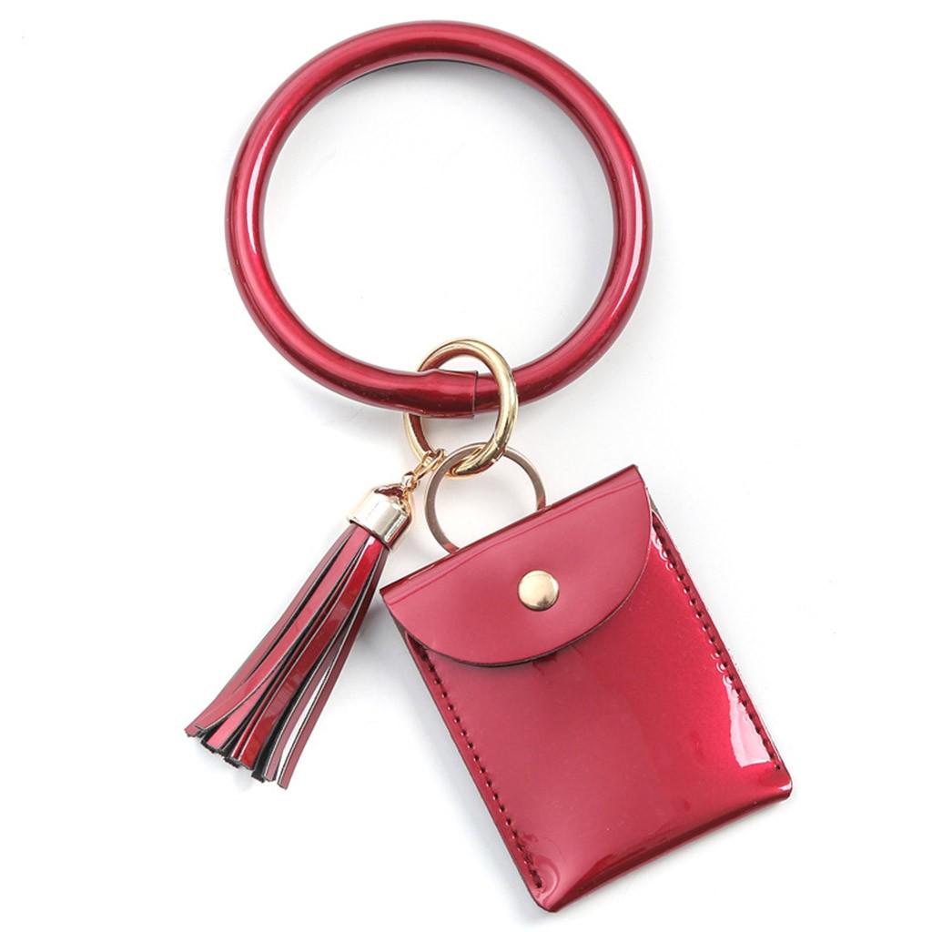 bangle keychain with wallet