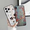 Funda Handyhülle Case für iPhone 13 Mini 12 7 8 14 17Air 15 Plus 11 X XS XR 17 16 Pro Max SE Retro Rost