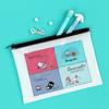 [Sanrio] Sanrio Characters Colorful Flat Zipper Pouch