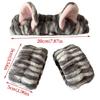 3 Pieces Plush Headband Set for Face Washing with Kitten Ears  Absorbent Wristbands for Face Washing
