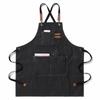 Water Proof Thickened Canvas Apron Wipe Hands Fashion Adult Apron  Household