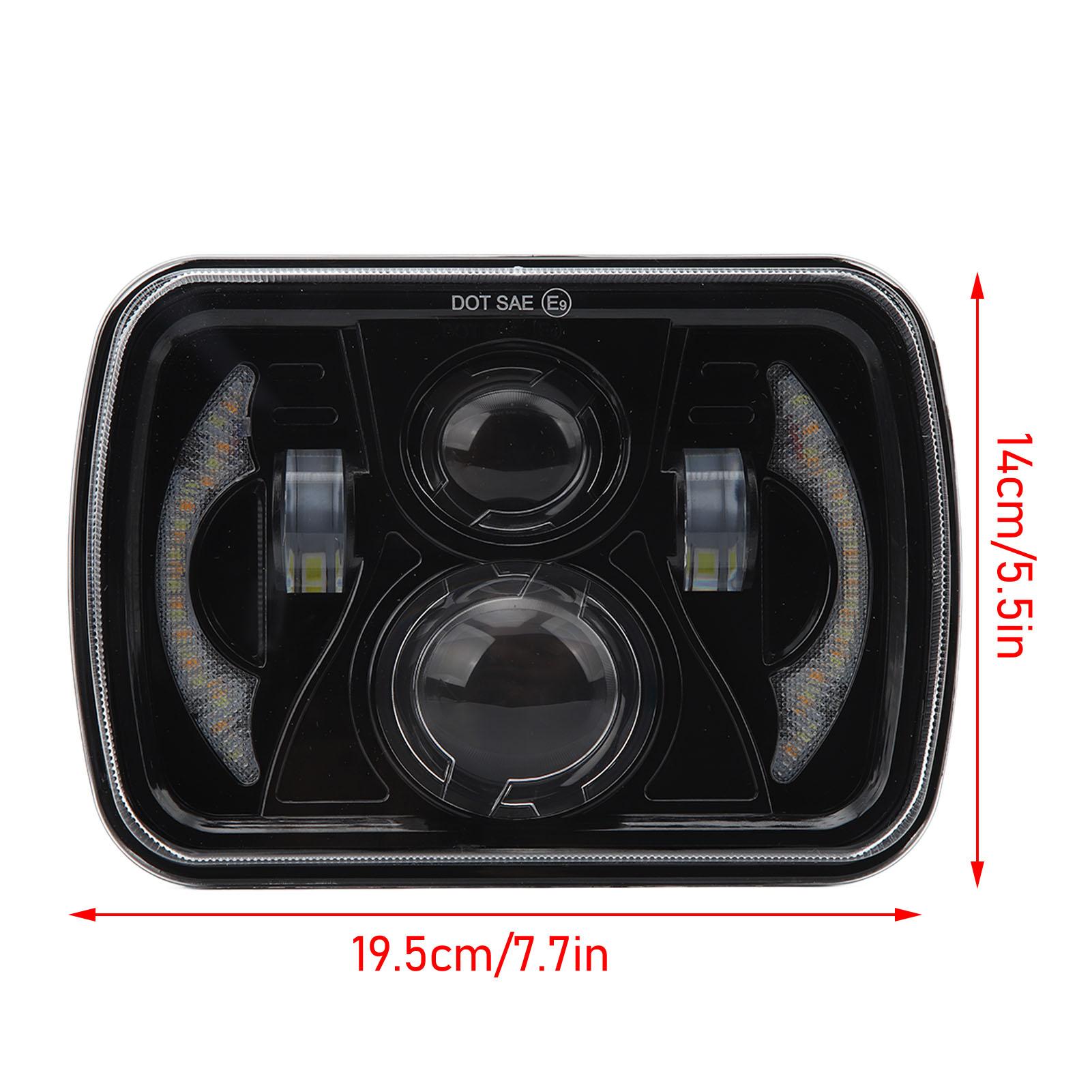 

Автомобильные квадратные фары, светодиодные фары DRL, указатель поворота, водостойкий, с высоким коэффициентом пропускания, от 12 до 48 В