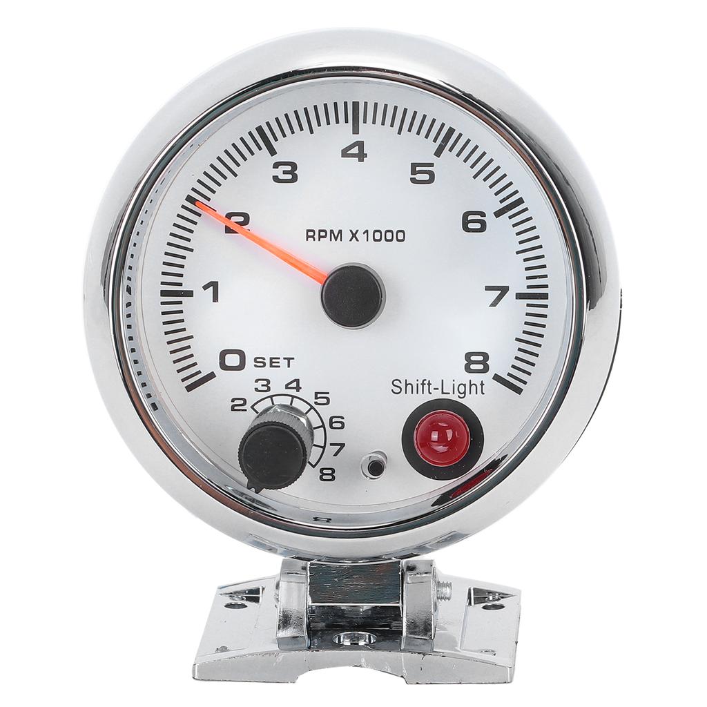 Tachometer 3.75in 0?8000 RPM 7 Color Background Lights for 468 Cylinder 12V Gasoline?Powered
