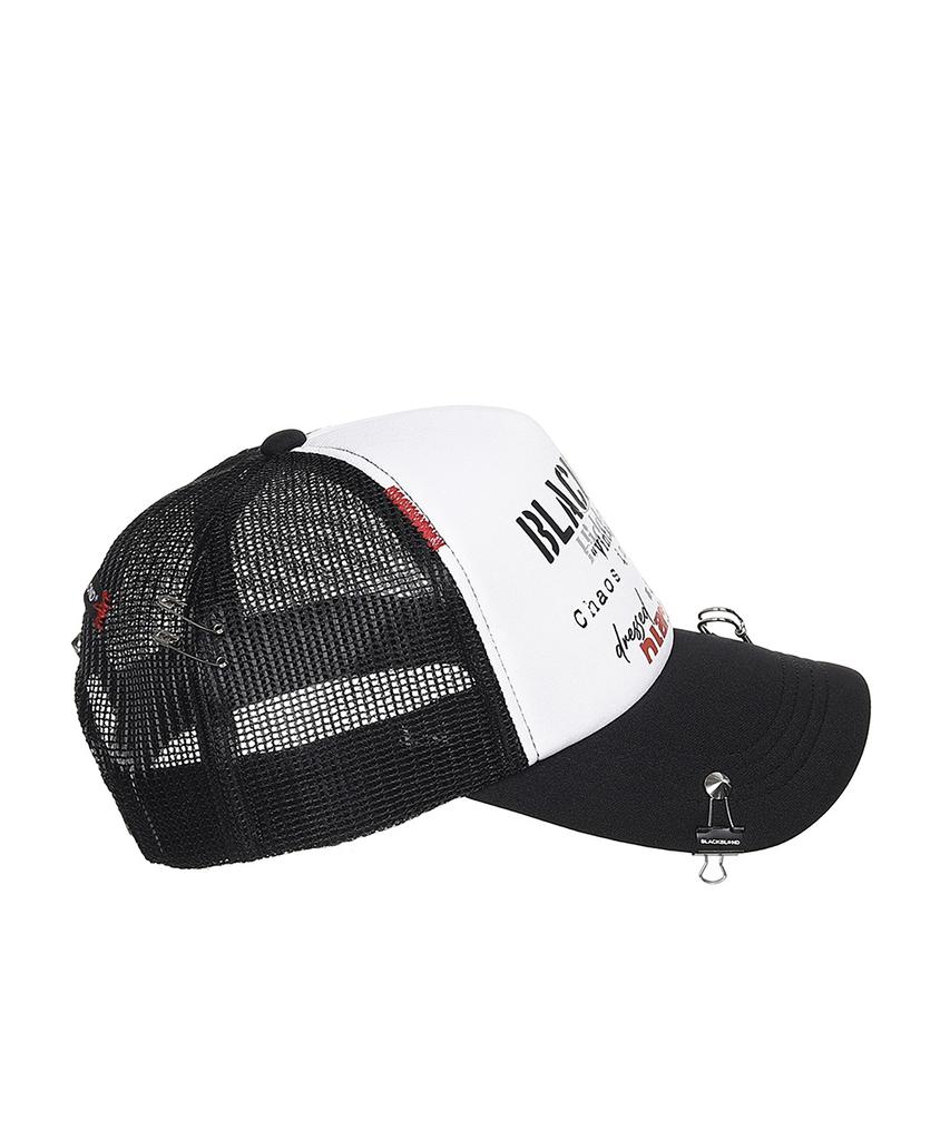 BLACKBLOND Vividi Vintage Clash Trucker Mesh Cap (Black)