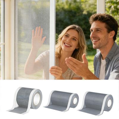 Bildschirmreparatur-Klebebandrolle Klebendes Netzgewebe Reparaturrolle Bildschirmband Netzreparatur für Haus Wohnung Bauernhaus Studentenwohnheim Terrasse