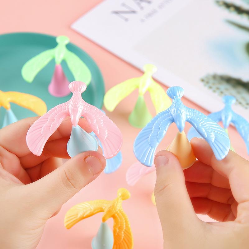 10Pcs/Set Mini Balance Eagle Gravity Bird Puzzle Tumbler Toy For Kid Party Favor Baby Shower Goodie Bags Pinata Fillers
