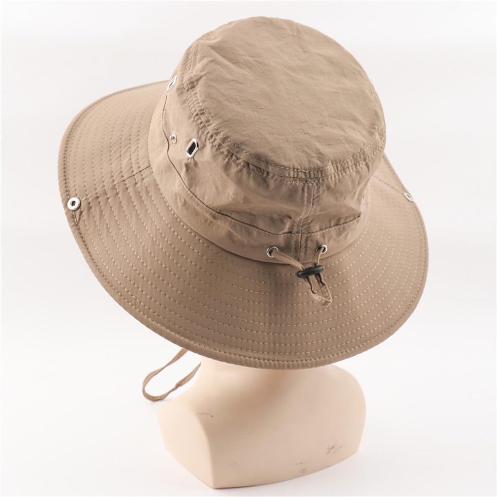Safari Hat for Men and Bucket Water Sun Adventure Jungle Boonie UV UV With Quick With Large Sun Outdoor Use [Natural Rhythum] Women, Hat, Hat,