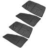 4 Pièces Pare-Soleil Magnétique Universel Protection UV Rideau de Fenêtre Latérale Avant Arrière de Voiture