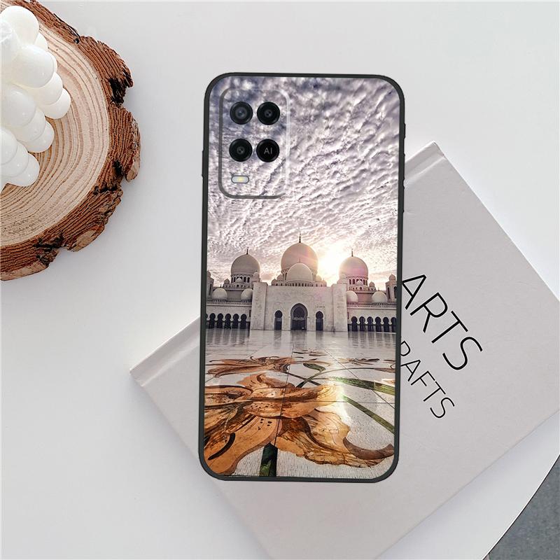 Arabic Muslim mosque building Case For Oppo A96 A58 A18 A38 A78 A98 A17 A77 A80 A40 A60 A16 A76 A74 A94 A54 A15 A57S Cover