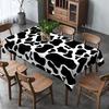 Farm Animal Cow Print Rectangle Waterproof Tablecloth Holiday Party Decorations Farmhouse Kitchen Dining Tablecloth Party Decor