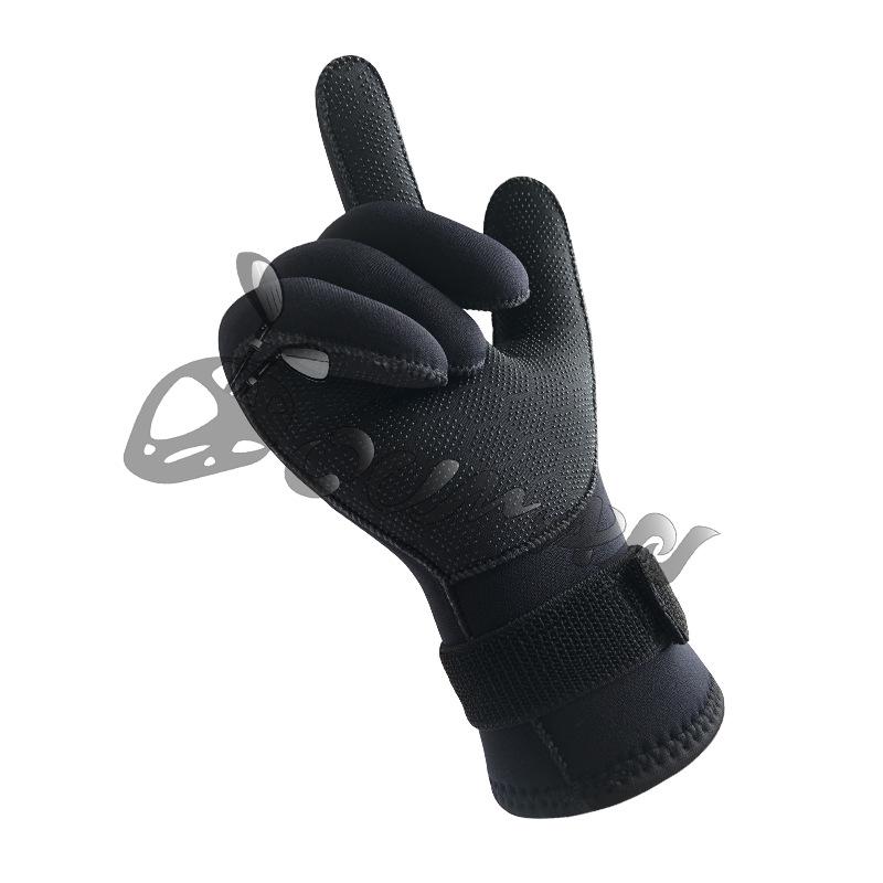 Men's Winter Diving and Fishing Gloves 3mm/5mm - Anti-slip, Anti-puncture, Wear-resistant, Warm, Cold-proof Scuba Wetsuit Gloves