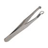 Nose Hair Trimming Tweezers Stainless Steel Friendly Round Tip Easy Cut Nose Hair Tweezers for Noses Sideburns Brow Body