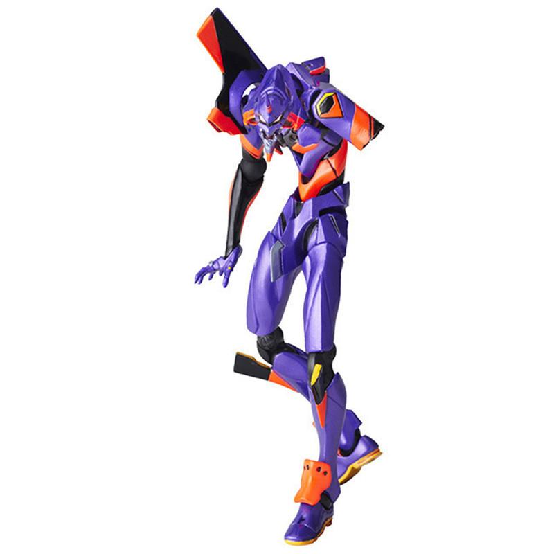 Anime EVA Figur EVANGELION-01 Production Awakenin Montage Zubehör Modell Spielzeug Perfektes Geschenk Sammlung 16CM Action Figur Lila Körper