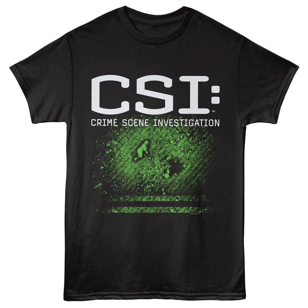 CSI Crime Scene Investigation TV Show Crime Spatter Men s T Shirt L