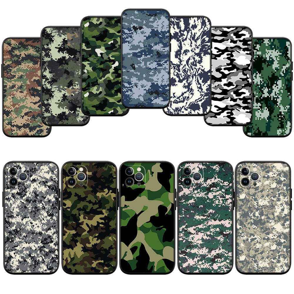 Camouflage Art Phone Case for Xiaomi Poco C40 C51 C50 C55 C65 C71 C75 C85 F8 F7 F6 F5 F3 F2 X7 X6 X4 X3 M7 M6 M5 M4 M3 M2 Pro