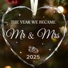 Wedding Gifts for Couples 2025, Mr and Mrs Gift Bridal Shower Gifts Wedding Gift Just Married Decorations for Bride, Newlywed Couple Just Married