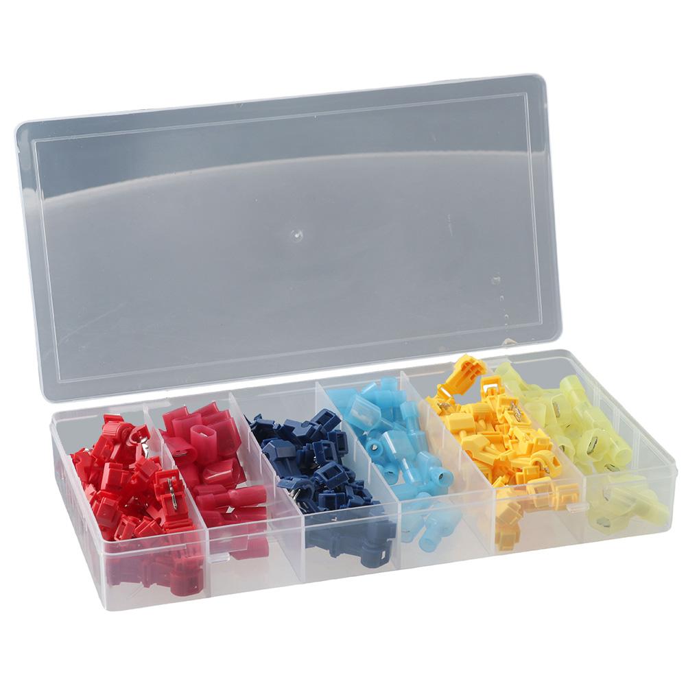 

120Pcs T Tap Wire Splice Connectors T Tap Wire Connectors Quick Disconnect Terminals