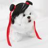 Pet Nezha Headband Dog Costume Headwear Lovely Cats Wigs Hairhoop for Halloween Party Dress Up Dog Costume Headband