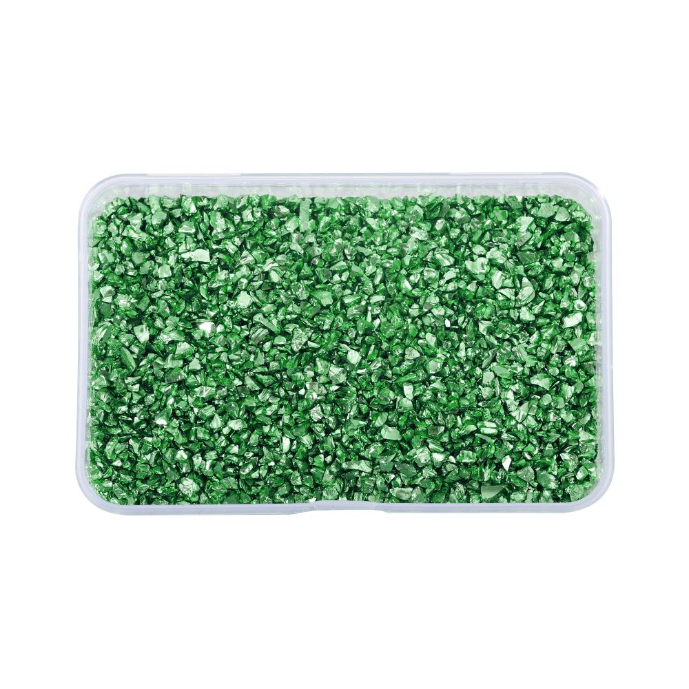 30/50/80 g/caixa cor pedras de vidro esmagado resina enchimento para diy resina cola epoxy molde irregular cristal arte do prego decoração jóias fazendo